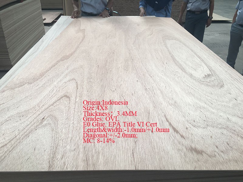 Indonesia 3.4MM Plywood